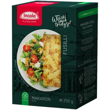 Incola Fusilli bezglutēna makaroni, 250 g