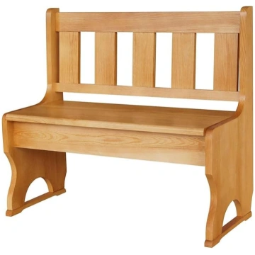 k koma Country House Alder Solid Pine Wood Bench (