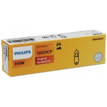 PHILIPS auto spuldze 12V H5W BA9S 1.gab
